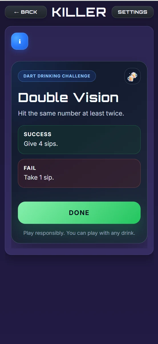 Killer Darts screenshot
